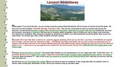 Desktop Screenshot of lamsonadventures.com